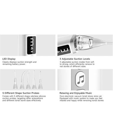 LXIXMQWT Electronic Tonsil Stone Remover with 3 Suction Modes Fresh Breath Clean Oral Care(009) - Buy Online on GoSupps.com