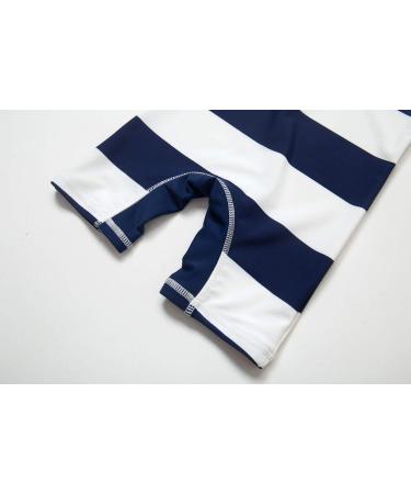 BONVERANO Baby Boys Swimsuit UPF 50+ Sun Protection Navy Stripe 2-3 Years - Buy Online on GoSupps.com
