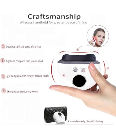 MayBud Electric Gua Sha Bian Stone Facial Tool Led Facial Massage Scraping Board 4 Modes 9 Levels of Heating and Vibration for Neck Facial Lift Skin Tightening Anti-Aging Reduce Puffiness. - Buy Online on GoSupps.com