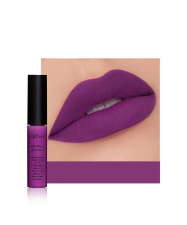 Many Velvet Matte Liquid Lipstick Makeup long lasting and water resistant does not stick to the cup Lip Gloss Dark Lilac 621 621