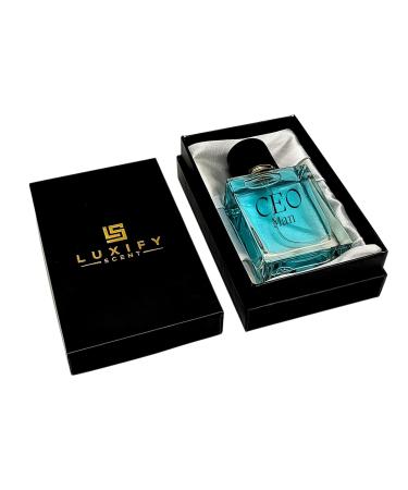 LUX-IFY SCENT CEO Man Perfume (Blue Edition) | Mint Lavender Rosemary Notes | Long-Lasting | Luxury Gift Pack | Perfect for Gifting | Eau de Parfum | 50ml - Buy Online on GoSupps.com