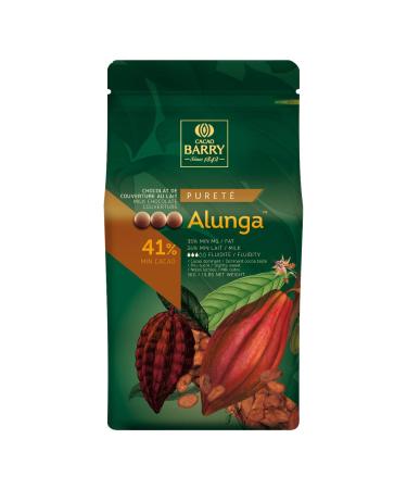 COCOA BARRY 41% Min Cocoa Chocolate Alunga Pistols 1kg