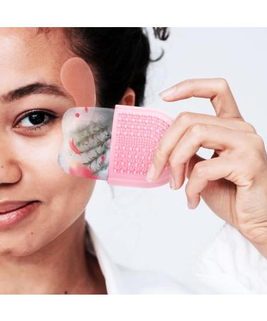 FOMIYES Kids Toy Beauty Face Ice Roller & Ice Cube Tray - Cool Facial Massage for Kids | Silicone Pink Ice Face Roller - Buy Online on GoSupps.com