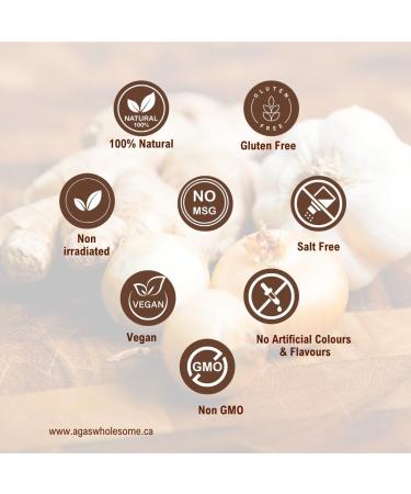 Aga's Wholesome Garlic Ginger & Onion Powder 100g MSG Free Salt Free Natural Spices Plant Based All Purpose Multipurpose Seasoning Gluten Free Vegan Non-Irradiated GMO Free - Buy Online on GoSupps.com