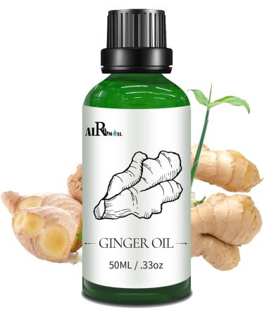 Ginger Essential Oil Ginger Oil Pure Ginger Oil Massage Ginger Root Oil for Skin Massage Hair- 50ml