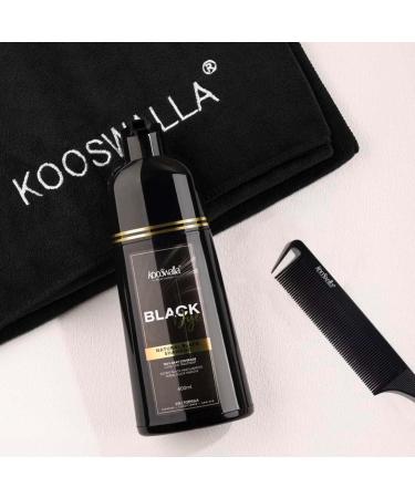 Grey Reducing Natural Black Hair Colour Shampoo (400ml) Hair Treatment for Grey Hair Coverage in 15 Minutes - Hair Coloring for Men Women All Hair Types - Natural Black Hair Dye - Ammonia Free - Buy Online on GoSupps.com