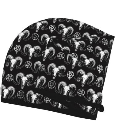 Mystical Ram Skull Microfiber Hair Towel | Super Absorbent Coral Velvet Wrap for Long Curly & Thick Hair - Quick Dry Solution for Women - Buy Online on GoSupps.com