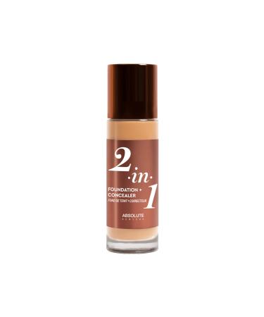 2-in-1 Concealer Foundation – Warm Sand – Absolute New York – Foundation – Mffc03 Warm Sand 40 g