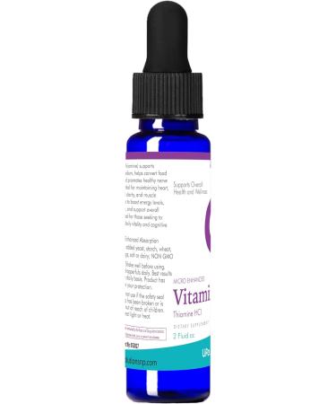 Life Solutions Vitamin B1 Dropper 2 oz - Thiamine B1 Supplement - Essential B1 Vitamins for Energy Boost and Nervous System Support - Liquid Formula for Easy Absorption - Buy Online on GoSupps.com