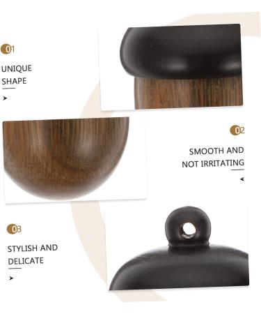 NUOBESTY 4 Pcs Color Block Wooden Nuts Ornament Lovely Nut Pendant Acorn Beads Diy Nut Pendant Chic Earrings - Buy Online on GoSupps.com