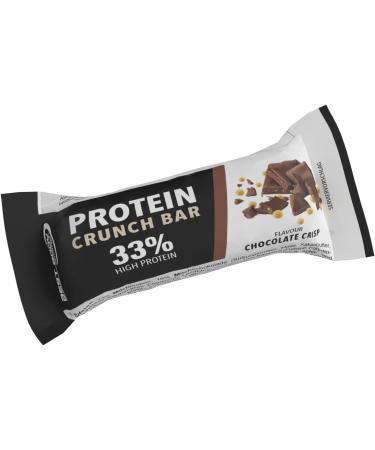 Fitnesshotline Best Body Nutrition Protein Crunch Bar 33 12x35g Chocolate Crisp Bars Protein Bars Chocolate Crisp 12x35g - Buy Online on GoSupps.com