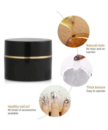 Rhinestone Glue For Nails Gel Nail Glue Nail Gem Glue Nail Rhinestone Glue Gel UV Gel Glue Rhinestone Accessory Nail Gem Glue For Nail Art Adhesive - Buy Online on GoSupps.com