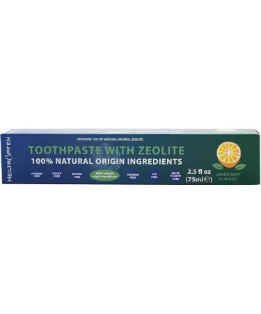 Zeolite Toothpaste - 100% Natural Fluor-Free 2.5 fl oz | 15% Mineral Zeolite | Heiltropfen - International Shipping Available - Buy Online on GoSupps.com