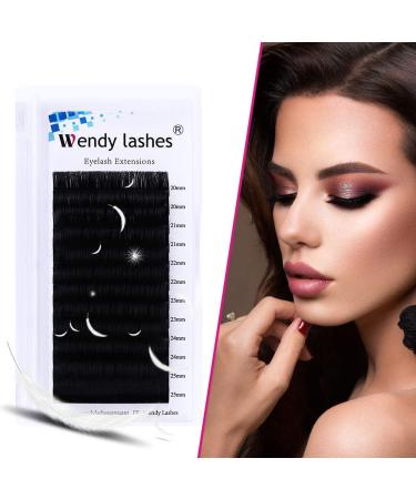 20-25mm Mixed Tray Classic Lash Extensions - CD Curl 0.07mm Individual Eyelashes Supplies - Buy Online on GoSupps.com
