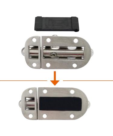 Marine 316 Stainless Steel 3-5/8 Heavy Duty Locker Latch Slide Barrel Bolt for Boat Window/Door/Hatch/Cabinet - Buy Online on GoSupps.com
