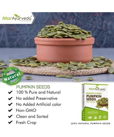 Drect Attar Ayurveda Raw Pumpkin Seeds for Eating (250 g) - Buy Online on GoSupps.com