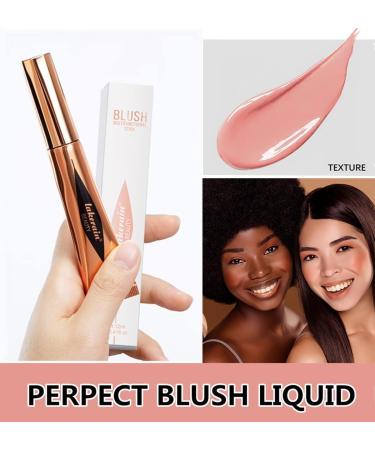 GoHo Liquid Blush Beauty Wand | Soft Cream Blush Stick with Cushion Applicator | Long-Lasting & Easy to Blend | Natural Dewy Finish | 01# Bliss Pink - Buy Online on GoSupps.com