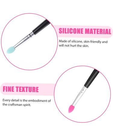 FOYTOKI 5pcs Silicone Eyeshadow Brush Glitter Eyeshadow Stick Glitter Outfit Lip Brush Plastic Handle - Buy Online on GoSupps.com