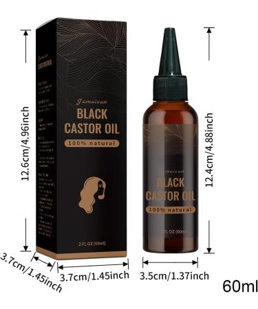 Hair Growth Oil - Jamaican Black Castor Oil Hair Care Essentiall Oil-60ml Natural Hair Growth Oil Hair Oils for Hair Growth Hair Essence for Volume Thickness Detangle De Frizz Conditions New - Buy Online on GoSupps.com