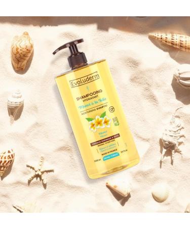 EVOLUDERM - Mono la Folie Moisturizing Shampoo - 1000 ml - 95% Natural Origin - Vegan - Made in France - Buy Online on GoSupps.com