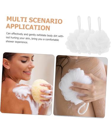 Angoily 6pcs Travel Bath Balls & Exfoliating Loofah Sponges - Compact Shower Puff Set for Ultimate Cleansing & Spa Experience - Buy Online on GoSupps.com