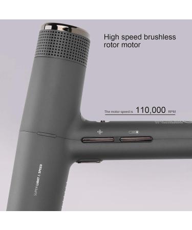 Hair Dryer Professional Portable Fast Drying Low Noise Hairdryer Home Hair Blow Dryer Hair Salon Tool for Home Travel & Salon Black(#2) - Buy Online on GoSupps.com