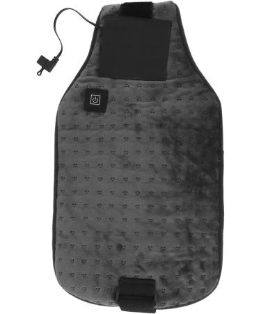 USB Heated Waist Wrap - Adjustable Temperature Heating Pad for Fast Relief | Foldable & Portable | Ideal for Office Use (Dark Gray) - Buy Online on GoSupps.com