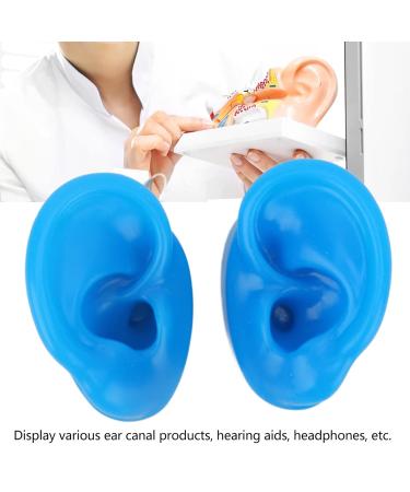 Pair of Silicone Ear Models for Piercing Practice and Jewelry Display - Large Size - Buy Online on GoSupps.com