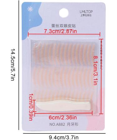 Eyelid Tape - Waterproof Double Eyelid Tape for Hooded Eyes | Fiber Eyelid Lift Strip Instant Eye Lift Perfect for Uneven MonoEyelid Crescent - Buy Online on GoSupps.com