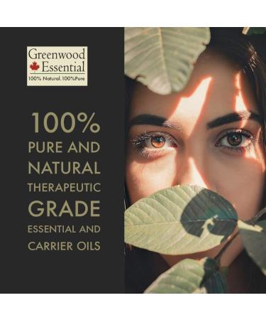 Greenwood Essential Pure Petitgrain Essential Oil 100ml (3.38 oz) - Citrus Aurantium Amara, Steam Distilled with Plastic Euro Dropper - Buy Online on GoSupps.com