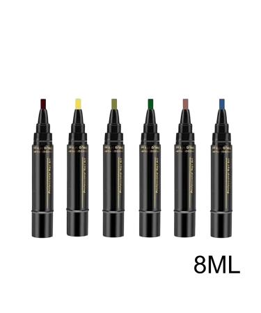 Gel nail polish pens - quick-drying paint pens 6 colors | Gel manicure polish pen. No UV design for safer and more convenient application. - Buy Online on GoSupps.com