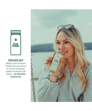 LiveFresh Happy Lemon - Organic Infused Water 6x250ml | Refreshing Flavor & Eco-Friendly | Buy Now! - Buy Online on GoSupps.com