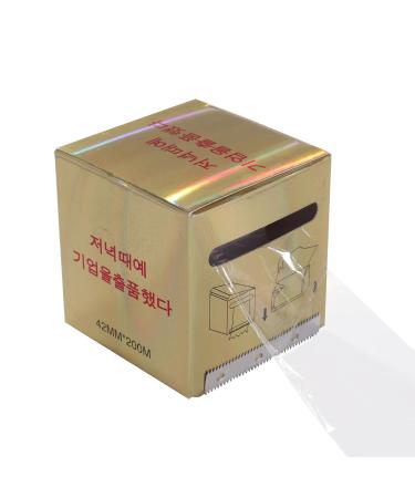 3pcs Eyelash Remover Clear Plastic Wrap for Professional Use | False Eyelashes Extension Tool | 42mm x 200m - Buy Online on GoSupps.com