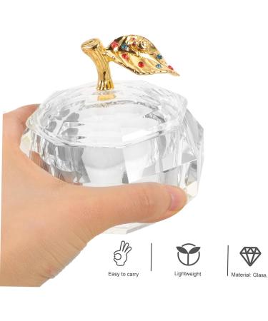 FRCOLOR tools glass nail dish cup dappen dish acrylic nail supplies glass nail cup nail dish with lids manicure nail dish cup nail cups nail dish cups with lids Metal thicken crystal glass - Buy Online on GoSupps.com