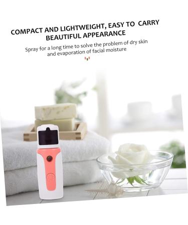 Beavorty 1 Set Hydrating Instrument Steamer for Face Nano Mist Sprayer Nano Facial Mister Facial Mister Steamer Portable Facial Mister Handy Mist Sprayer Abs Pink Face Sprayer Handheld Doll 10X3.3cm Pink - Buy Online on GoSupps.com