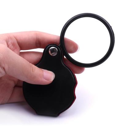 ATOPLEE 2pcs Slim Reading Pocket Magnifying Glass 60mm 5X Folding Magnifier - Buy Online on GoSupps.com