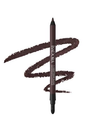 Isadora IsaDora Perfect Contour Kh l Strong Hold No Smudges Black Kohl Pencil Ideal for Smoky Eyes Highly Pigmented and Hypoallergenic Easy to Apply Eye Pencil Chocolate Brown