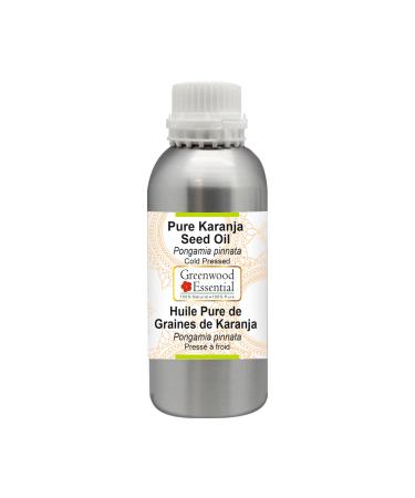 Greenwood Essential Pure Karanja Seed Oil (Pongamia pinnata) Pure Therapeutic Grade Cold Pressed 630ml (21.3 oz)