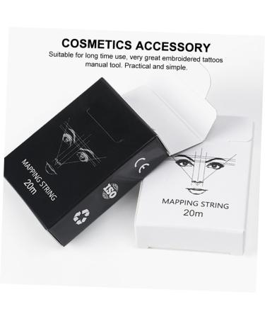 Beavorty 1Box tattoo thread ruler Eyebrow Makeup Tool Convenient Eyebrow Ruler eyebrow trimming 1 count (Pack of 1) Black - Buy Online on GoSupps.com