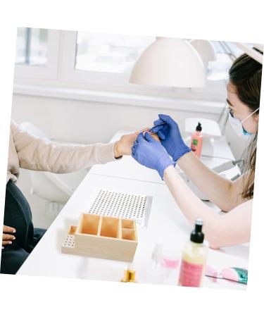 Beatifufu Box Grinding Head Storage Box Nail Salon Supply Nail Drill Bits Container Nail Tool Organizer Nail Polisher Organizer Nail Drill Bits Stand Manicure Polishing Heads Organizer - Buy Online on GoSupps.com