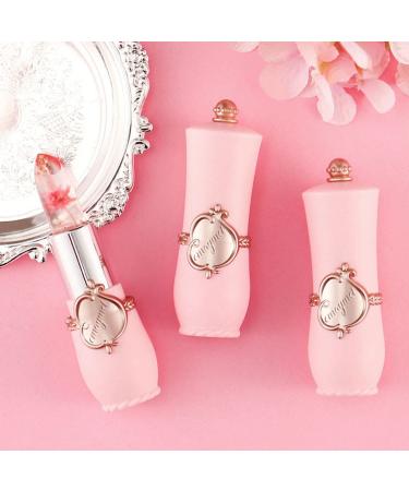 Zarics Crystal Flower Lip Gloss Set - 6 PCS Magic Color Changing Long-Lasting Lip Balm for Girls (Pink) - Buy Online on GoSupps.com