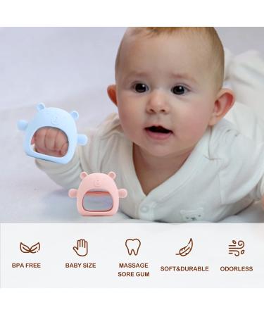 Baby Bite Glove & Bite Ring - BPA-Free Silicone Teething Toys for 3-12 Months - Soft & Safe Biting Tools by Nom - Buy Online on GoSupps.com