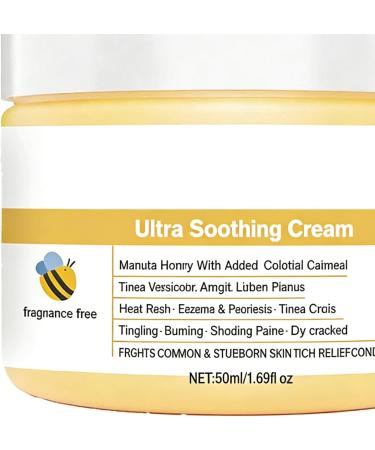  Fusruom Soothing Moisturizing Cream - Natural Body Moisturizing Balm 50ml Anti-Itch Care - for Dry Skin Redness and Itching Soothing and Nourishing and - Buy Online on GoSupps.com