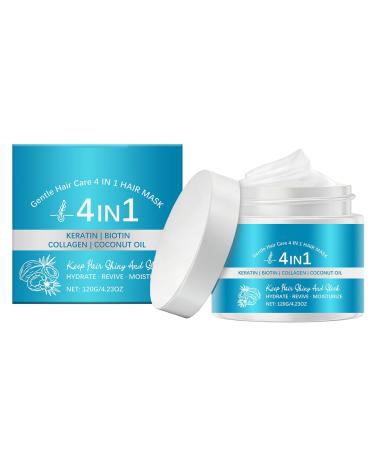 Moisturizing Cream for Dry Hair - 120g Strengthening Nourishing and Multifunctional - Repairing Treatment for Damaged and Dry Hair - for Grandmother Mother Wife Daughter Girlfriend Men