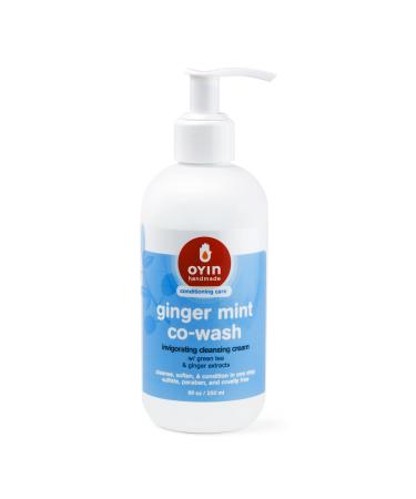 Oyin Handmade Ginger Mint Co-Wash with Invigorating Cleansing Cream with Green Tea & Ginger Extracts |8 oz