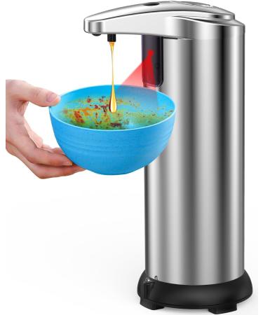 Automatic Soap Dispenser Touchless Soap Dispenser With Infrared Sensor Zwm590 (Silver One Size) Silver One Size