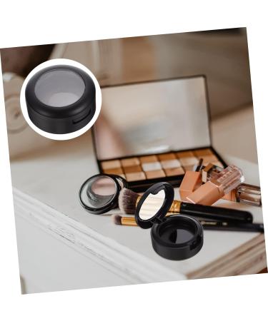 Ipetboom 8pcs Box Empty Eye Shadow Box Travel Accessories Makeup Eyeshadow Jar Bead Eyeshadow Holder Make up 4x3.8cm Black - Buy Online on GoSupps.com