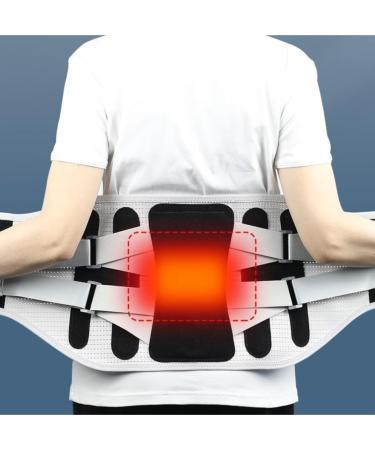 Back Support Back Brace Lumbar Support Widen Steel Keel Waist Back Brace Spine Support Lumbar Posture Corrector Belt Back Support Belt(Black X-Large) X-Large Black - Buy Online on GoSupps.com