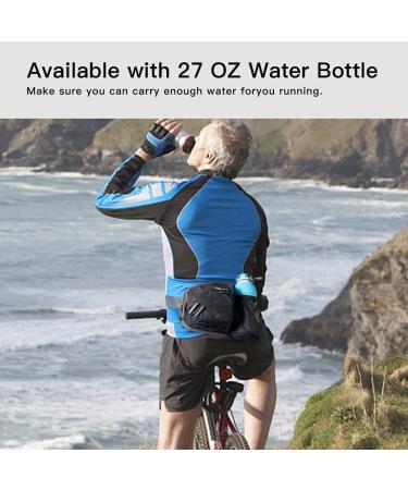 Sharkborough NODLAND Running Belt Hydration Waist Pack with Water Bottle Holder - Men Women Waist Pouch Fanny Bag - Buy Online on GoSupps.com