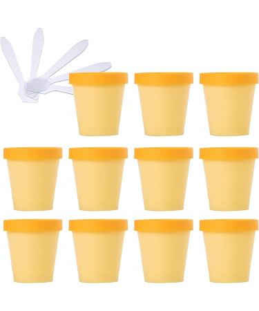 empty jars with lids cosmetic jar B0CL9KMD8Z20 PC 100ml Pink Mask Mixing Bowl Empty 100g Plastic Storage Jars with Inner Liner for Storage Body Hand Face Cream Lotion Gel 5X Spatula (Color : Roze S